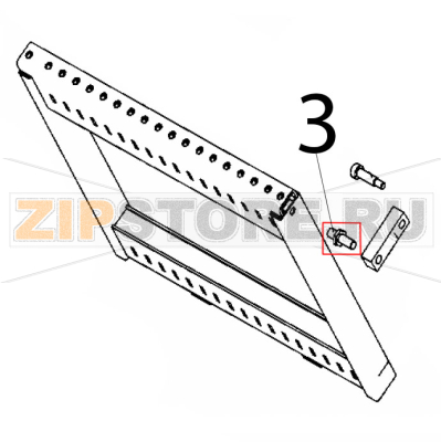 Blade frame superior pin Rollmatic CP 52 Blade frame superior pin Rollmatic CP 52Запчасть на деталировке под номером: 3