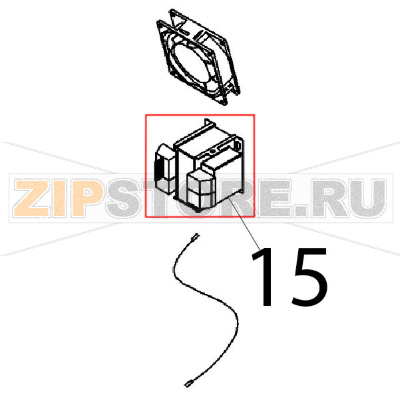 Trasformatore 50 VA Angelo Po FX82E2T Trasformatore 50 VA Angelo Po FX82E2TЗапчасть на деталировке под номером: 15