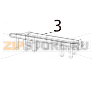 Evaporator Hurakan HKN-IMSD15 Evaporator Hurakan HKN-IMSD15Запчасть на деталировке под номером: 3