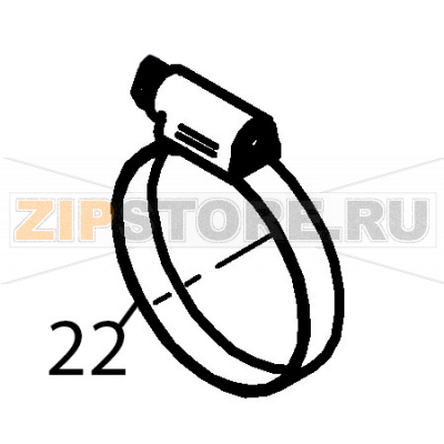 Clamp 32-50L Fagor CO-500 DD Clamp 32-50L Fagor CO-500 DDЗапчасть на деталировке под номером: 22Название запчасти Fagor на английском языке: Clamp 32-50L CO-500 DD.