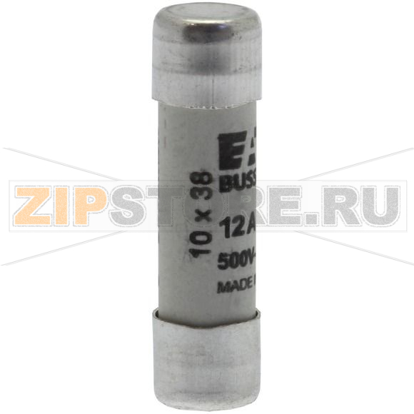 Предохранитель, 12 A, AC 500 В, 120 кА, 10x38 мм, gL/gG, IEC Eaton CYLINDRICAL FUSE 10x38 12A G 