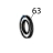 Wool fiber, Φ24*15.3*2.0t, mm Godex RT200i