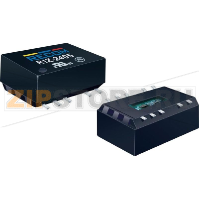 Преобразователь DC/DC, SMD-монтаж, 24 В/DC, 5 В/DC, 200 mA, 1 Вт Recom R1Z-2405 