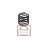 Neutral piston bush brew unit M5000 Saeco Talea Giro