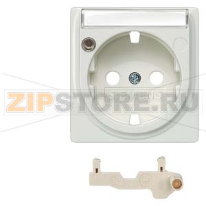 DELTA I-SYSTEM ТИТАНОВО-БЕЛЫЙ РОЗЕТКА SCHUKO МОДУЛЬ С ИНДИКАТОРОМ СОСТОЯНИЯ И  ПОЛЕМ ДЛЯ НАДПИСИ Siemens 5UH1310 