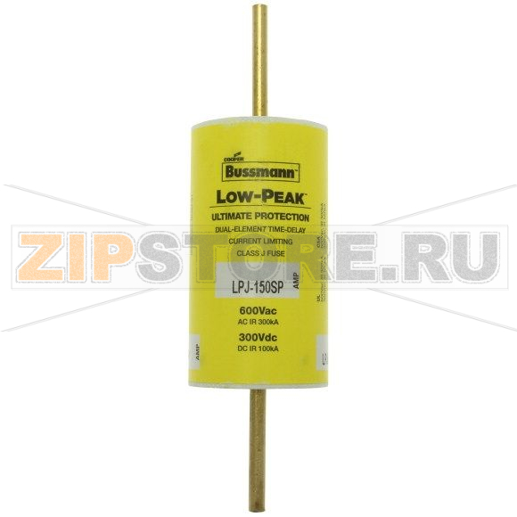 Предохранитель, 150 A, AC 600 В, 300 кА, 41x146 мм, J, UL, с задержкой Eaton LOW PEAK CLASS J T/D 