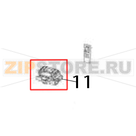 Lower media sensor (blackline sensor) Zebra ZD421 Thermal Transfer Lower media sensor (blackline sensor) Zebra ZD421 Thermal TransferЗапчасть на деталировке под номером: 11