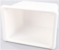 WHITE PLASTIC DOUGH BALL PAN (
