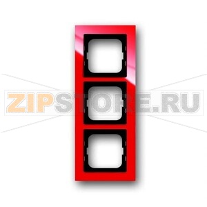Рамка трехместная, красная ABB 2CKA001754A4342 