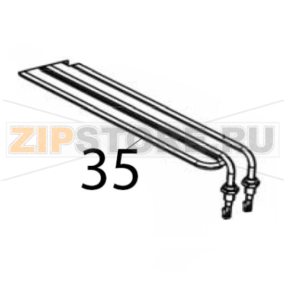 Resist. vasca 3 Kw, 230 V Silanos NE1300 Resist. vasca 3 Kw, 230 V Silanos NE1300Запчасть на деталировке под номером: 35