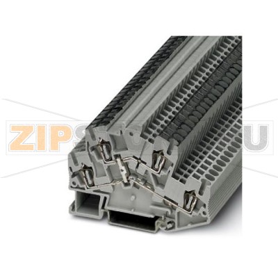 Клеммный блок Phoenix Contact STTBS 2,5-DIO/O-U BK Тип подключения: Пружинный зажим, Сечение: 0,08 мм² - 4 мм², AWG: 28 - 12, Номинальный ток: 22 А, Номинальное напряжение: 500 В, Длина: 78 мм, Ширина: 5,2 мм, Цвет: черный, Монтаж: NS 35/7,5, NS 35/15.Минимальный заказ: 50 шт.Упаковка: 50 шт.