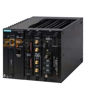 Мультисервисная платформа RUGGEDCOM RX1511 малогабаритный коммутатор и маршрутизатор 2-го и 3-го уровней для особых условий эксплуатации. 1 блок питания. Заменяемые в полевых условиях интерфейсные модули. Siemens 6GK6015-1BM2.-.... 