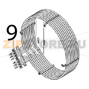 Gasket Angelo Po FM1011E1 Gasket Angelo Po FM1011E1Запчасть на деталировке под номером: 9