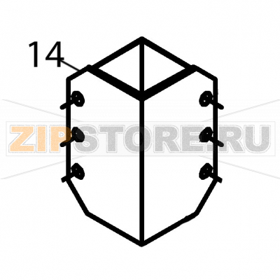 Regulador pata Fagor FI-200 Regulador pata Fagor FI-200Запчасть на деталировке под номером: 14Название запчасти Fagor на английском языке: Regulador pata FI-200.
