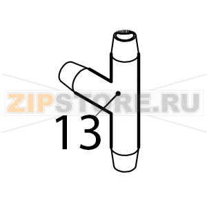 Pipe fitting Silanos N700 PS Pipe fitting Silanos N700 PSЗапчасть на деталировке под номером: 13