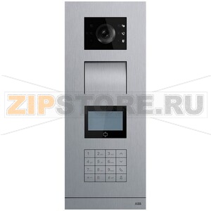 Станция вызова с экраном, считыватель ID, сталь ABB 2TMA130010X0037 