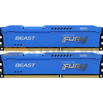 Оперативная память 8 Гб, 1600 МГц, DDR3 Kingston KF316C10BK2/8 