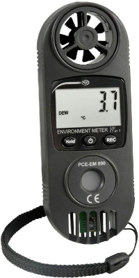 Анемометр, от 0.4 до 30 м/с PCE Instruments PCE-EM 890 