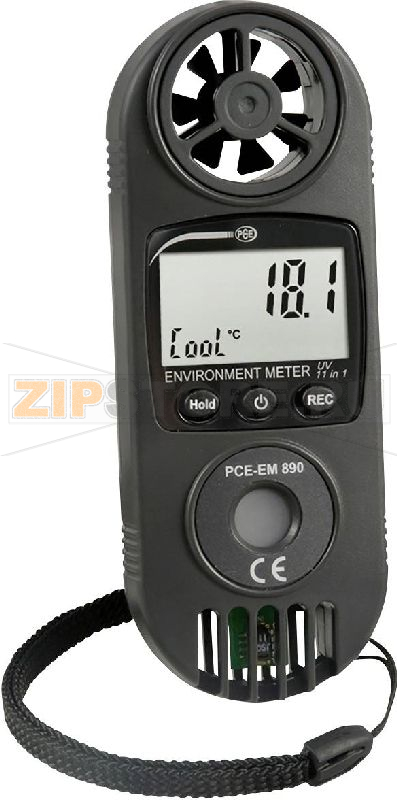 Анемометр, от 0.4 до 30 м/с PCE Instruments PCE-EM 890 