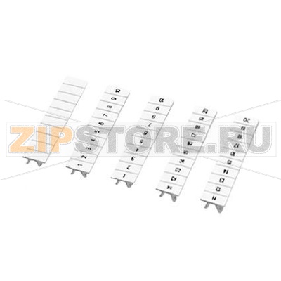 Маркировка 5.5 мм, 10 символов, белая CHIKU ZB 6 (H/51-60) 