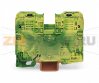 POWER CAGE CLAMP 2-проводные клеммы с заземлением; 35 мм; подходят для исполнений Ex e II; боковые маркировочные разъемы; только на рейке DIN 35 x 15; POWER CAGE CLAMP; 35,00 mm; зеленые-желто Wago 285-137/999-950