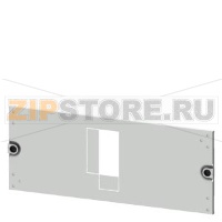 SIVACON S4 Masking frame SENTRON 3VA 3VA12 (up to 250 A) 4-pole, 3-pole + N Mounting position horizontal Fixed mounting, Plug-in socket Number of switches 1 Height 200 mm Width 600 mm Siemens 8PQ2020-6BA36