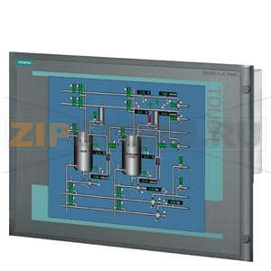 SIMATIC Flat Panel 15T Extended, 15-дюймовый TFT-дисплей с разрешением 1024X768 пикселей, питание =24 В и ~120/240 В, интерфейсы VGA, DVI-D, длина кабелей до 30 м Siemens 6AV7861-2TB10-2AA0 