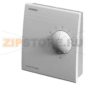 QAA27 - Комнатный модуль с датчиком температуры и задатчиком уставки Siemens QAA27 