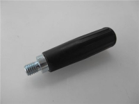 MANOPOLA NERA ZIGRINATA ø 28x95 mm M12