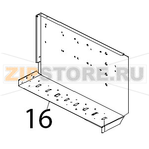 Lamiera porta componenti Unox XB 403G Lamiera porta componenti Unox XB 403GЗапчасть на деталировке под номером: 16