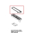 Cap for door upper stirrup Unox XBC 405