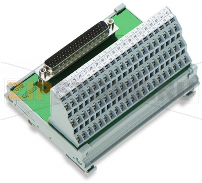 Интерфейсный модуль; HD-Sub-D; Вилка; 15-пол.; Трехуровневые клеммы PCB; в монтажном держателе; 2,50 mm Wago 289-714 