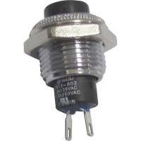 Кнопка 250 В/AC, 1.5 А, 1 x выкл/вкл, без фиксации, 1 шт TRU Components TC-R13-502MA-05BK