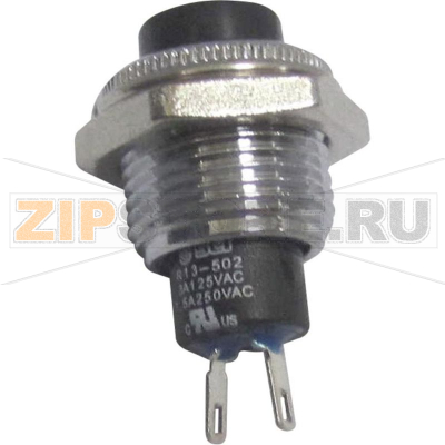 Кнопка 250 В/AC, 1.5 А, 1 x выкл/вкл, без фиксации, 1 шт TRU Components TC-R13-502MA-05BK 