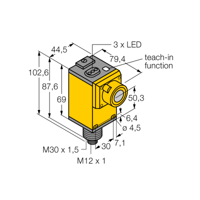Датчик ультразвуковой Turck Q45UBB63BCQ6 
