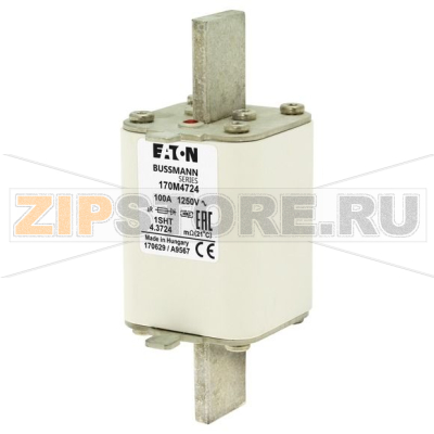 Предохранитель, 630 A, AC 690 В, size 1, 53x69x136 мм, aR, UL, IEC Eaton FUSE 630A 690V 1FKE/11 