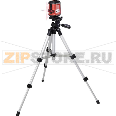 Уровень лазерный со штативом, крестообразный, диапазон измерений: 8 м Toolcraft CL8 