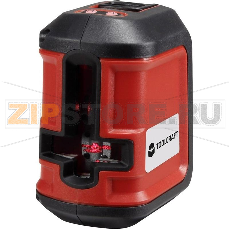Уровень лазерный со штативом, крестообразный, диапазон измерений: 8 м Toolcraft CL8 