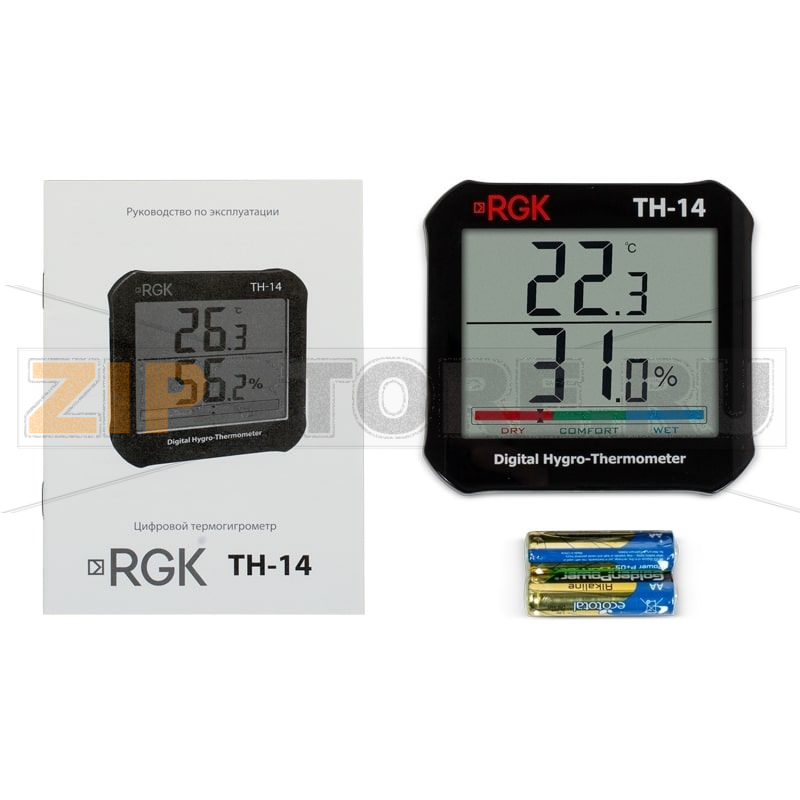 Термогигрометр с поверкой RGK TH-14 