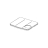 Nat/grey bean coffee container lid XSM Saeco Syntia Cappuccino