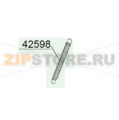 Spring DIHR HT 11 Spring DIHR HT 11Запчасть на деталировке под номером: 42598Название запчасти на английском языке: Spring DIHR HT 11