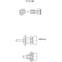 Держатель для потенциометра, 1 шт TRU Components 715158