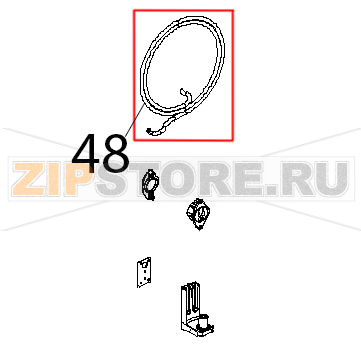 Tubo PE 7.93x4.75 trasparente Unox XBC 604P Tubo PE 7.93x4.75 trasparente Unox XBC 604PЗапчасть на деталировке под номером: 48