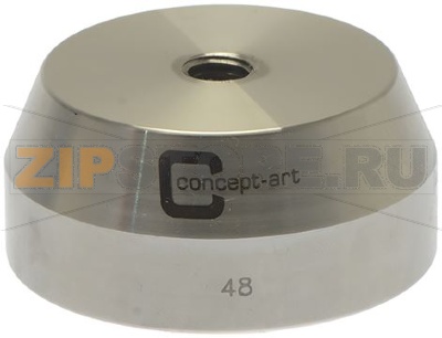 ПЛОСКОЕ ОСНОВАНИЕ ТРАМБОВКИ M8 ИЗ НЕРЖАВЕЮЩЕЙ СТАЛИ Ø 48 ММ 