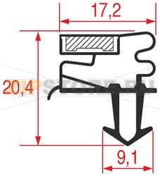 УПЛОТНИТЕЛЬ ВСТАВНОЙ 1067 - 2000 ММ 