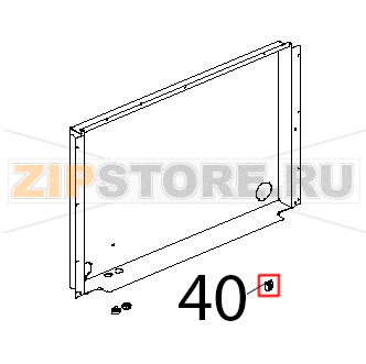 Copritesta rotondo ABS nero 40x2 Unox XBC 905 Copritesta rotondo ABS nero 40x2 Unox XBC 905Запчасть на деталировке под номером: 40