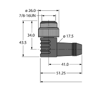 Кабель Turck WSM WKM 5723-1M