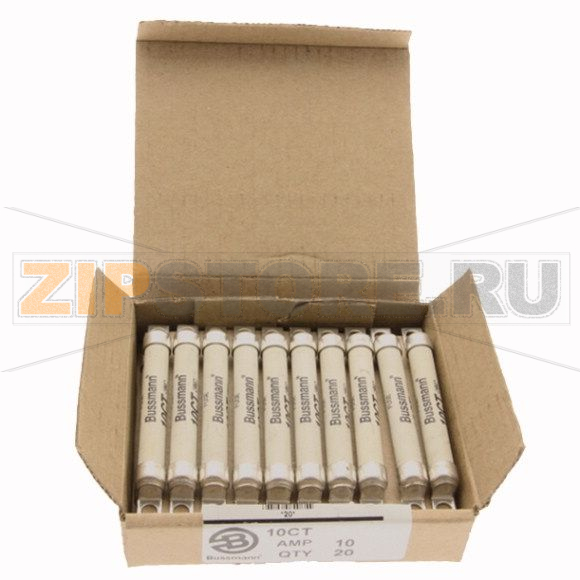 Предохранитель, 10 A, AC 690 В, DC 500 В, 200 кА, BS88, 9x75 мм, aR, BS Eaton 10AMP 690V AC BS88 