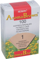 FILTROPA AROMA BROWN PAPER FILTERS 1 100