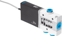 Распределитель с электроуправлением Festo MHE4-MS1H-3/2O-QS-8-K